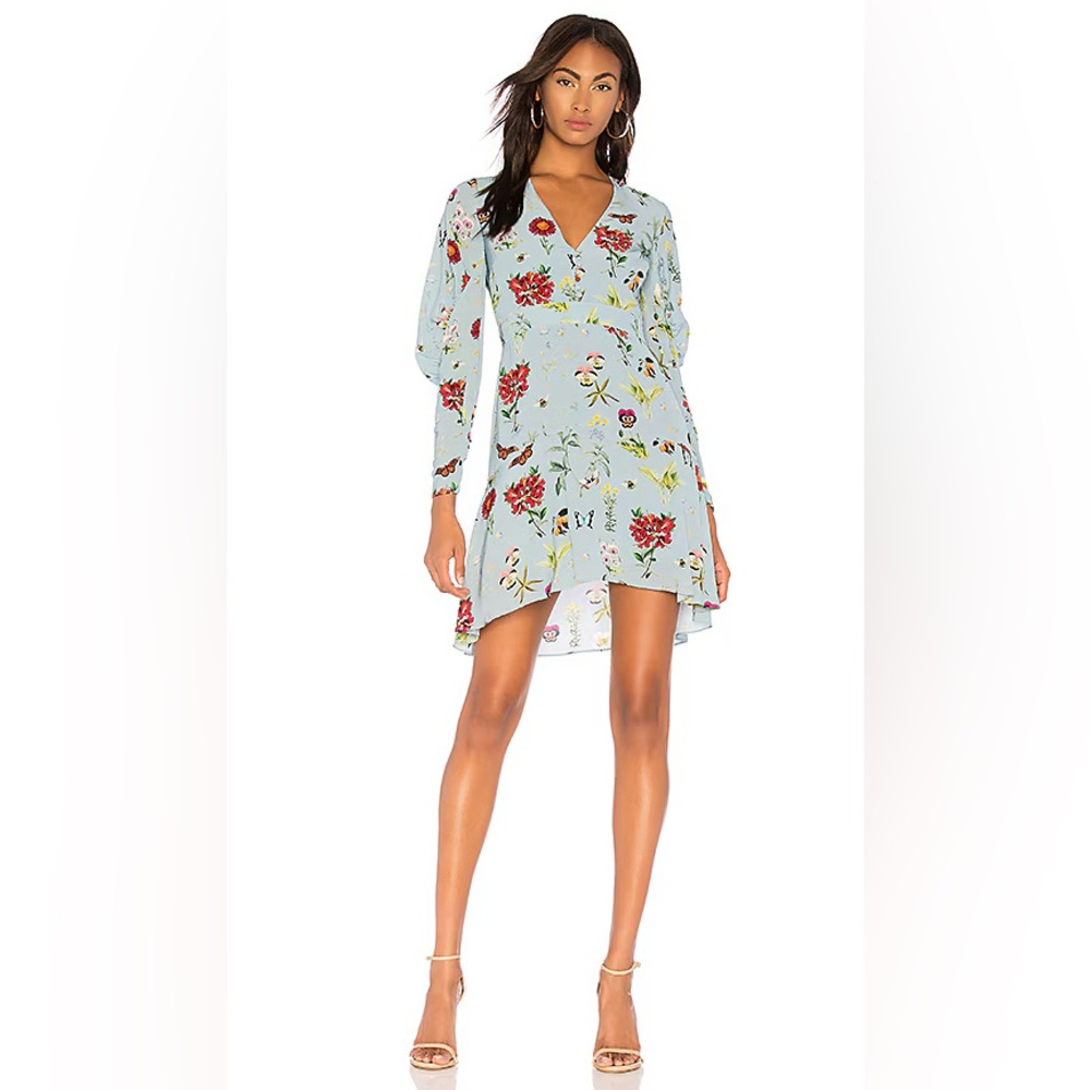 Joie Tamarice butterfly dress size 2